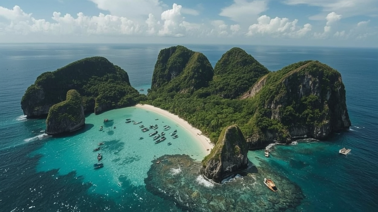 Lucid_Realism_Gambar_realistis_dari_Liburan_Santai_di_Pulau_Ek_0